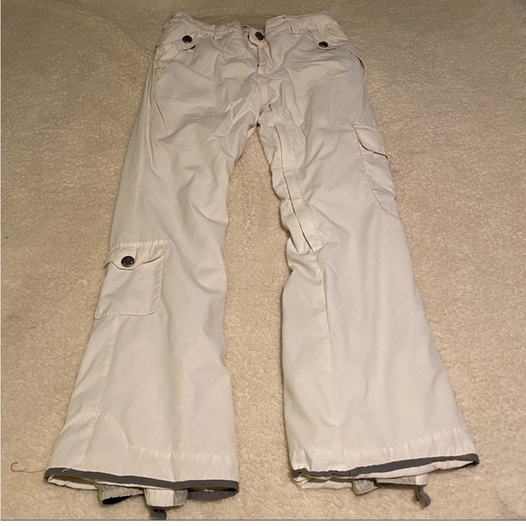 MILLENNIUM THREE white Ski/Snowboard pants size Small - Picture 1 of 8